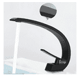 thumbnail image 2 of Grifo Monomando Mezclador Llave Fregadero Para Baño Lavabo Acabado Mate Xtellar Color Negro, 2 of 3