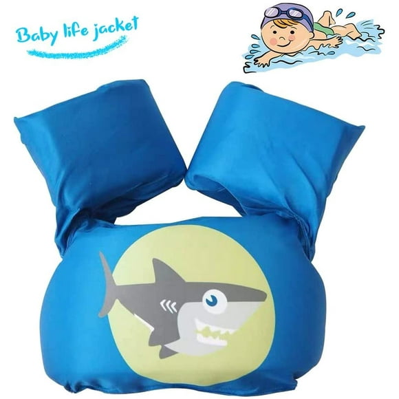 Deluxe Child Life Jacket, Kids Life Jacket Compatible 20-30 Pounds Infant/Baby/Toddler, Swim Vest with arm Wings for Children Weight from 30 to 50 lbs