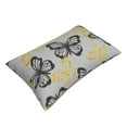 thumbnail image 3 of Fotbe Golden Glitter Butterflies Pillow Cases - Envelope Closure - Luxury, Extra Soft, Cooling Pillow Covers - Wrinkle, Fade, Stain Resistant-20"x30", 3 of 9