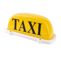 Garayma Taxi Light LED Taxi Sign Top Light LED Taxi Sign Vintage Cab Roof Top Illuminated Sign 12V Yellow