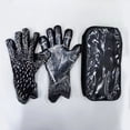 thumbnail image 1 of Guantes de portero de fútbol para adultos, juego de portero profesional, antideslizantes, para niños, de látex transpirable, 1 of 6