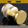 thumbnail image 5 of Shower Glass Door Handle,Sliding Shower Doors Knob,One Sided Pull Hardware Replacement Parts for Bathroom Glass Doors, Gold, 5 of 6