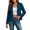 Navy, variant on Crgrtght Women's Short Blazer Business Casual Slim Fit Long Sleeve Lapel Button Down Work Office Jacket, Beige XXL