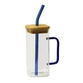 thumbnail image 2 of Taza de Té de Vidrio de Borosilicato Perfecl 400ml Azul, 2 of 8