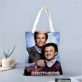 thumbnail image 2 of Step Brothers Bolso de tela con estampado de lienzo para mujer, bolsa de compras reutilizable y estética, con cremallera interior, regalo para mujer,40*45cm., 2 of 6