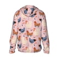 thumbnail image 2 of Picia Funny Chicken Women's Men's UPF 50+ Sun Protection Hoodie Shirt Long Sleeve SPF Fishing Outdoor UV Hiking Lightweight Shirts-3X-Large, 2 of 9