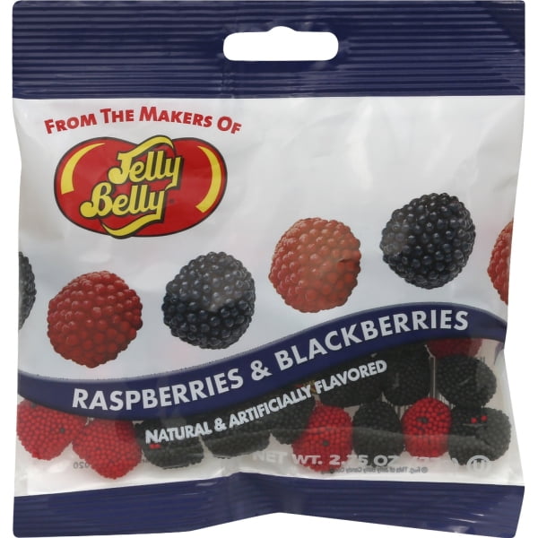 Jelly Belly Candy Jelly Belly Raspberries & Blackberries, 2.75 oz