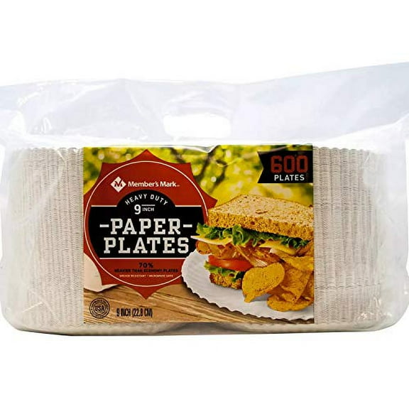 Heavy Duty 9" Paper Plate (600ct.)