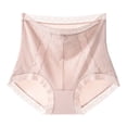thumbnail image 2 of Vibrex Cotton Underwear for Women Seamless Women's Solid Color Lace Lightweight Pants And Breathable High Waisted Briefs,Soft Breathable Stretchy Comfort Briefs,S-XL, 2 of 4