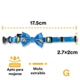 thumbnail image 3 of Collar para Perro Jack Pet con Moño Relampago Azul Cielo Grande, 3 of 3