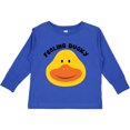 thumbnail image 3 of Inktastic Duck Feeling Ducky Boys or Girls Long Sleeve Toddler T-Shirt, 3 of 5