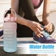 thumbnail image 3 of Botella de agua deportiva de 2000ml con marcador de tiempo para deportes al aire libre Fitness viaje portátil vasos para bebidas sin BPA FLhrweasw Nuevo, 3 of 8