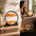 thumbnail image 7 of Moving Sand Art Picture Hourglass Decor, Plastic Dynamic Sandscape Ornament for Wine Cabinet, Office Desk, Home and Office Decor, Calming Stress Relief, 7 of 7