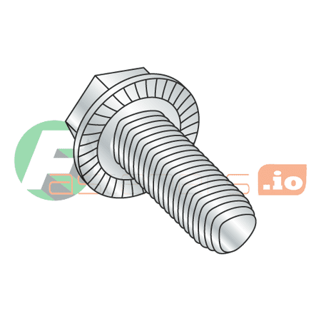 

6-32 x 1/2 Full Trilobe Thread Forming Screws / Unslotted / Hex Washer Head / Steel / Zinc / Serrated / Serrations Under Head (Quantity: 10 000 pcs)