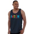 thumbnail image 5 of Autism Awareness Advocate Puzzle Tank Top T Shirts Men Women Brisco Brands S, 5 of 6