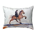 thumbnail image 2 of Betsy Drake KS261 11 x 14 in. Brown Walking Horse Small No-Cord Pillow, 2 of 2
