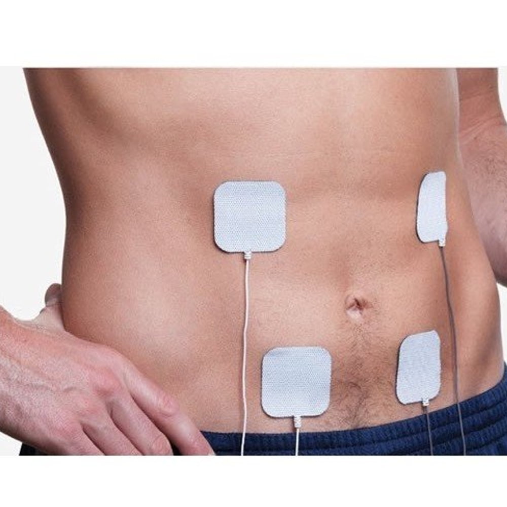 Reusable LatexFree TENS Unit Electrode Pads Machine Not Included Only