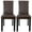 2, variant on SSyao 2/4/6/8 Dining Parson Chair Armless Kitchen Room Brown Leather Backrest Elegant-2