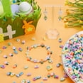 thumbnail image 4 of 1 Box 240Pcs Easter Beads Easter Bunny Beads Carrot Bead Polymer Clay Beads Spring Easter Bead Cartoon Animal Beads Spacer Loose Beads for Jewelry Making DIY Bracelets Necklaces Supplies 1box, 4 of 6