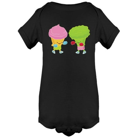 

Ice Cream And Broccoli Bodysuit Infant -Image by Shutterstock 6 Months