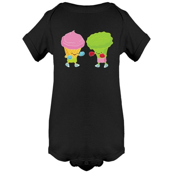 Ice Cream And Broccoli Bodysuit Infant -Image by Shutterstock, 12 Months