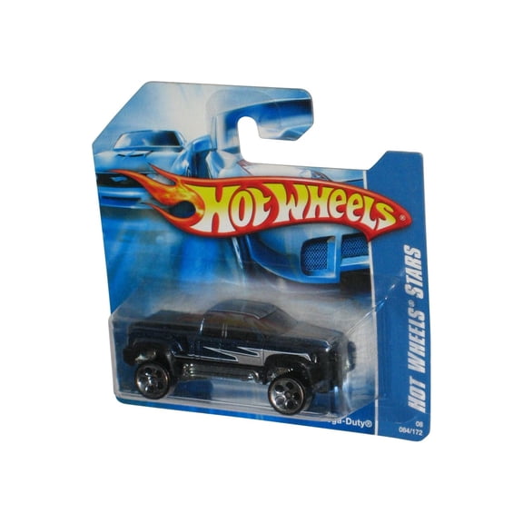 Hot Wheels Stars (2007) Blue Mega-Duty Toy Truck 084/172 - (Short Card)