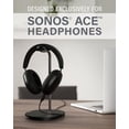 thumbnail image 2 of Soporte para auriculares Sanus Sonos Ace - Soporte premium con base de silicona que evita arrugas y gestión de cables integrada con clip magnético para carga rápida - Configuración sin herramientas -, 2 of 5
