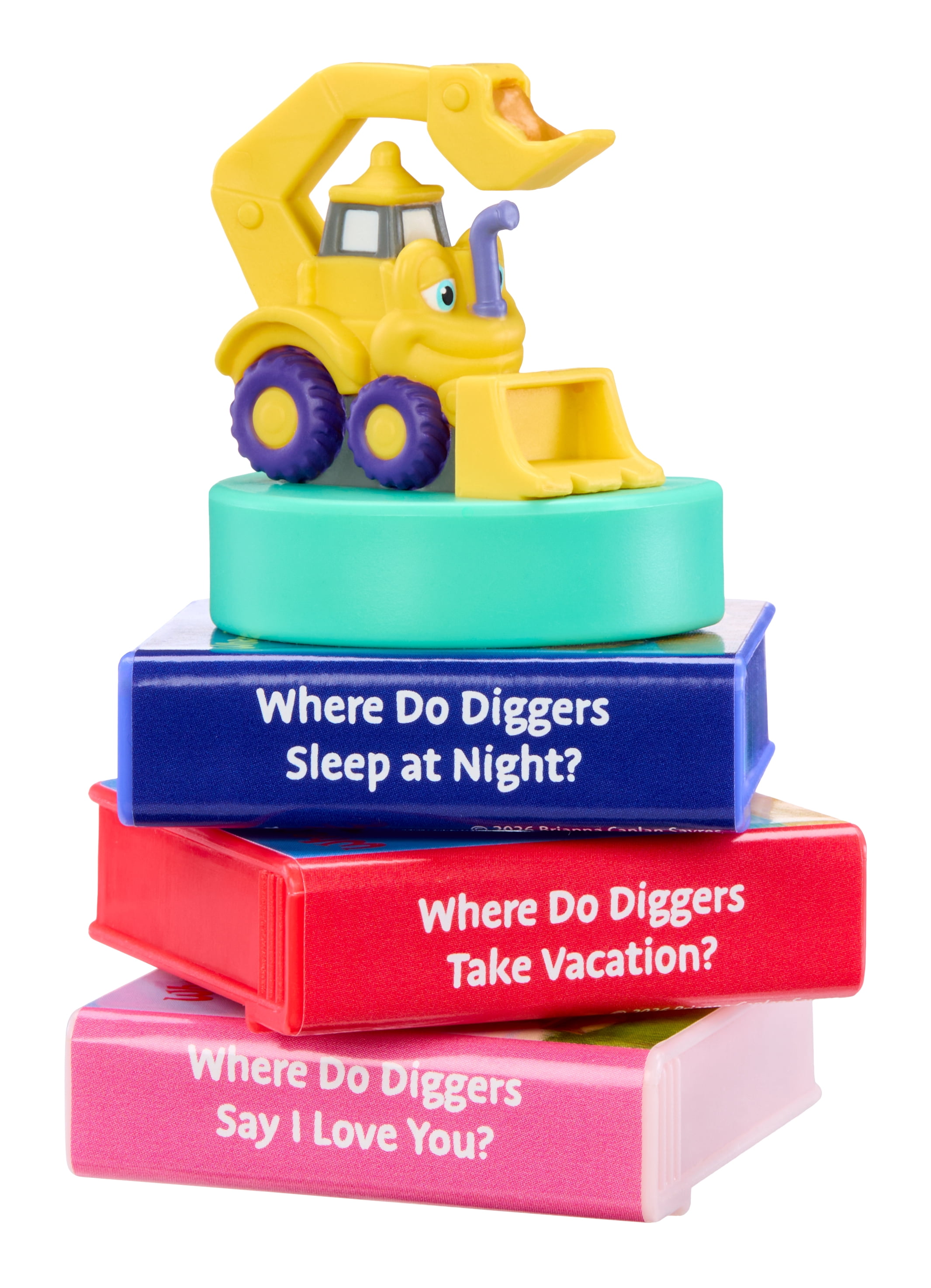 Little Tikes Story Dream Machine Random House Where Do Diggers Collection, 3 Stories, Ages 3+