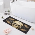 thumbnail image 7 of Bath Mat, Soft Absorbent Bath Rug, Skull Moon Bath Mats for Bathroom, Living Room Bedroom Home Floor Mat, Bath Mat for Tub Non Slip 20 x 39 Inch Home Decor, 7 of 7