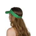 thumbnail image 2 of TopHeadwear Glitter Sequin Visor Hat - OLIVE, 2 of 2