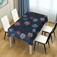 thumbnail image 4 of Yayeee Tablecloths 54" x 54" Rectangle Wrinkle Resistant Party Table Cover, Starry Fireworks Pattern, 4 of 8