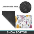 thumbnail image 6 of Pioneer Flower Floral Print Pattern Kitchen Rugs Sets Of 2,Anti Fatigue Kitchen Mat Rugs Non Slip Washable,Decorative Kitchen Floor Mats for Kitchen,Sink,Laundry,17"x30"+17"x47", 6 of 7