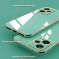 thumbnail image 4 of Compatible with Redmi Note 12 Pro Plus Case for Women Men, Ultra Thin Xiaomi Redmi Note 12 Pro Plus Phone Case Silicone Cute Shockproof Plating Electroplate Soft Cases Cover (Green), 4 of 7
