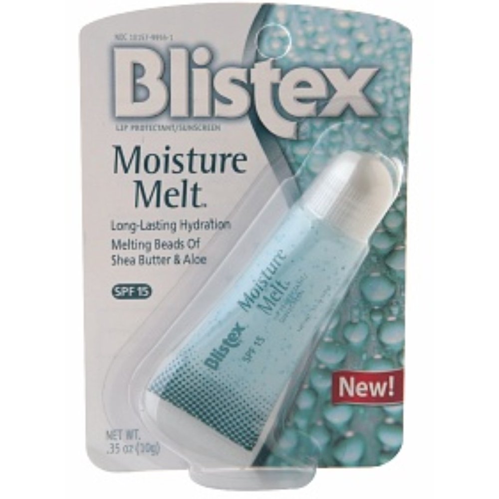Blistex Moisture Melt Lip Protectant/Sunscreen SPF 15 0.35 oz (Pack of