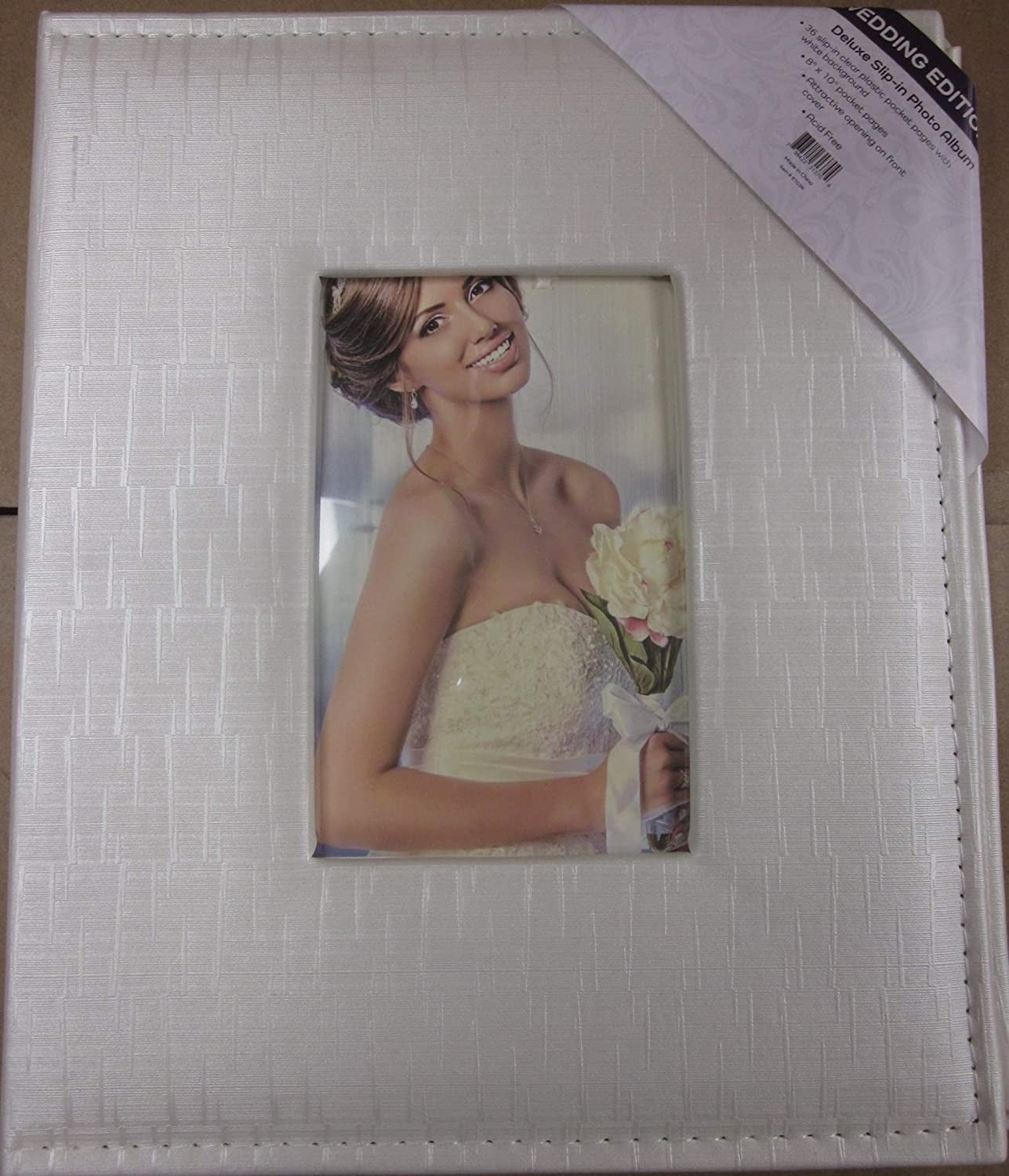 pfi Wedding Edition Deluxe 8X10 Slip in White Photo Album Holds 368X10 Photos