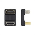 90 Degree Up Angled HDMI 1.4 Male To Female Extension Adapter Converter