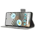 thumbnail image 4 of Elehold PU Leather Wallet Case for Google Pixel 7, Soft Lychee Pattern PU Leather and TPU Flip Cover with  Shockproof Kickstand Card Slots Holder Magnetic Drop Resistant Phone Case,Gray, 4 of 6
