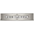 thumbnail image 5 of Titanium Polished 1/4Ct Tw. Diamond 6mm Band (Size 9) Made In China tb442a-9, 5 of 6