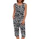 thumbnail image 1 of Conjunto de Verano para las Mujeres Impreso Cuello Redondo sin Mangas Y Pantalones, Casual Dos Piezas para las Mujeres, 1 of 9