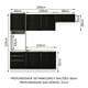thumbnail image 3 of Cocina Integral Completa Modular Madesa Lux 260cm BN 03, 3 of 5