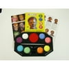SnazarooUSA Pastel Rainbow 8 Color Face Paint Kit with Brush and Sponge