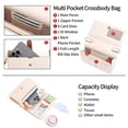 thumbnail image 3 of FALAN MULE Small Crossbody Bags for Women Cell Phone Purse Vegan Leather Shoulder Handbag Wallet with Card Slots, 3 of 6