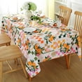 thumbnail image 3 of Lemon Tablecloth 60" x 84" Rectangle, Summer Flower Spill-Proof Stain Resistant Wrinkle Free Decorative Table Cloth for Dining, Party, Picnic, 3 of 6