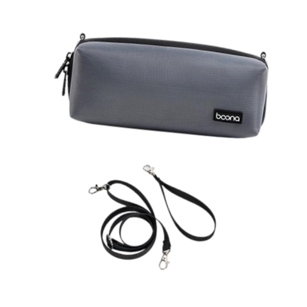 Bolsa de viaje para cortapelos para hombre con correa de hombro desmontable y multifuncional. Gris