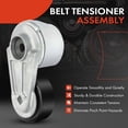 thumbnail image 2 of A-Premium Belt Tensioner Assembly with Pulley Compatible with Chevrolet Equinox 2018-2022, Malibu 2016-2023, Cruze 2016-2019, Trax 2021-2022, Spark & GMC Terrain & Buick Encore & Cadillac CT6, 2 of 8