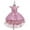 Pink, variant on XBASW 3-12T Flower Girl Dress for Toddler Kids Tulle Formal Trailing Princess Dresses Birthday Party Wedding Formal Gown for Baby