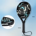 thumbnail image 4 of CAMEWIN Raqueta de Pádel con Funda de Pádel Profesional con Superficie de Fibra de Carbono y Núcleo de Espuma Flexible de Memoria EVA para Principiantes con Cubierta, 4 of 8