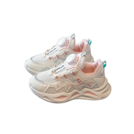 

Colisha Boys Breathable Color Block Trainers School Non-Slip Casual Mesh Running Shoe Beige 13c