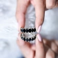 thumbnail image 5 of Rosec Jewels Black Onyx Half Eternity Ring - AAA Quality Certified - Wedding Anniversary Ring for Women - Ready to Gift, 925 Sterling Silver, US 4.00, 5 of 8
