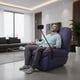 thumbnail image 3 of Sillon Mecedora Reclinable Giratorio 360° con Porta Celular y Respaldo Acolchado de Alta Densidad Comodo Junior Gris, 3 of 12